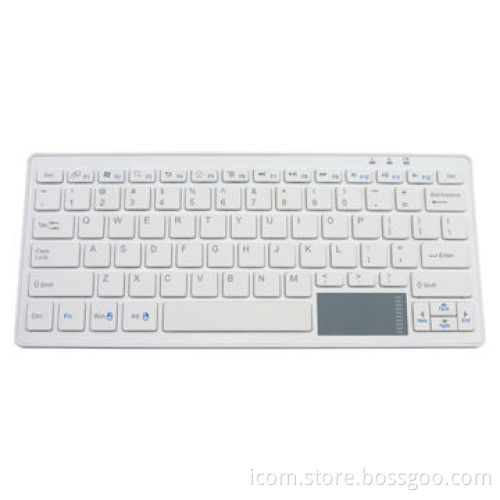 76-key Mini Bluetooth Keyboard, System Requirement are iOS 4.0 or Later, iMac 10.6 or Later, Android